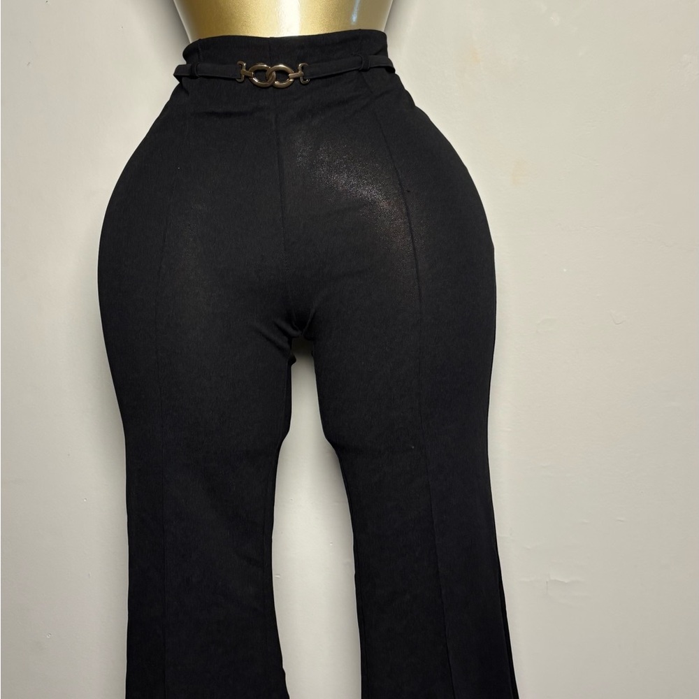 Harper Black Boot Cut Flare Pants